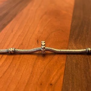 PANDORA Retired Heart Spacer Charm